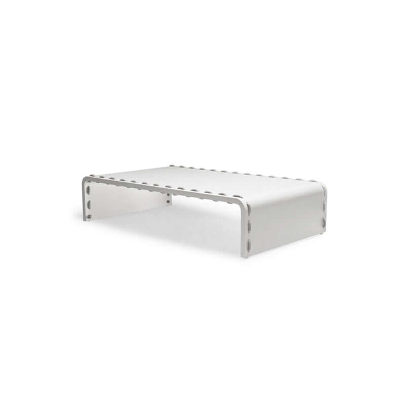 6 Delar Aluminium & Rep Utomhussoffset med Bord och Kuddar Grå