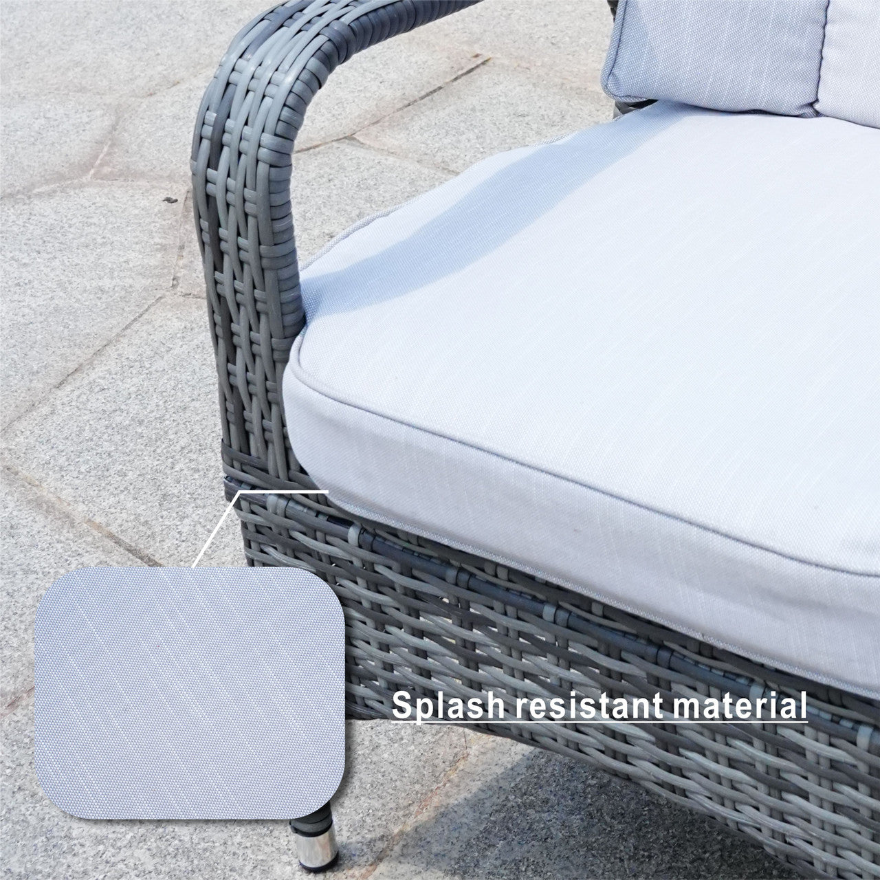 Parma 6-Säte Ute Matgrupp Oval Matbord PAD-1713