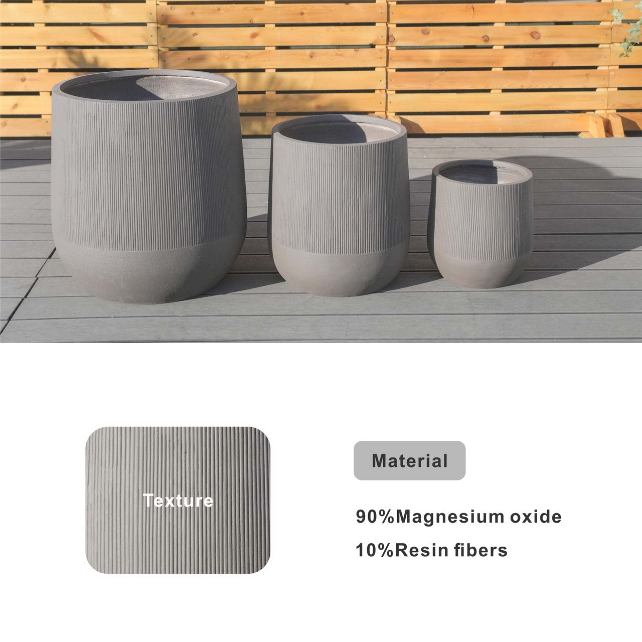 Oregelbunden Form Tre Kombinations Terrakotta Färg Blumentopf