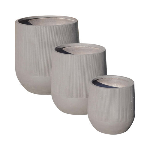 Oregelbunden Form Tre Kombinations Terrakotta Färg Blumentopf