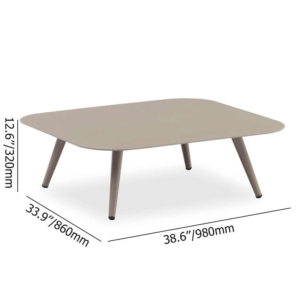 4 Delar Utomhus Loungegrupp Vävnad Och Kuddar I Beige Och Grått
