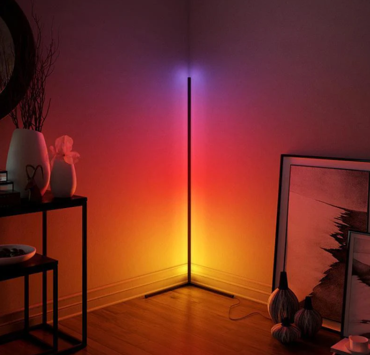 GlowLine – Elegant vertikal hörnlampa