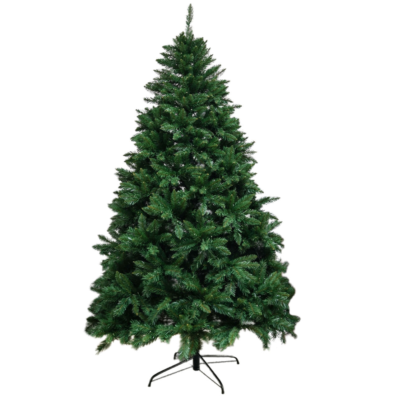 Högkvalitativ Konstgjord Snöbelagd Julgran 5/6/7 ft LED Ljus