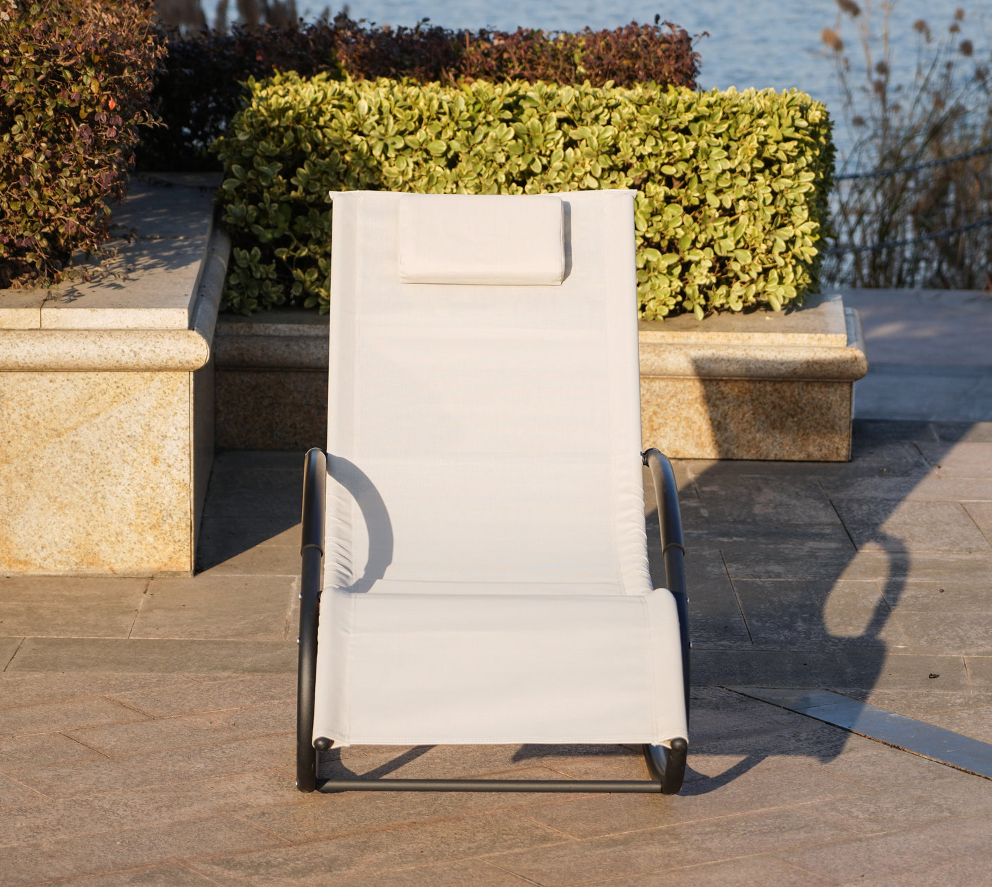 Patio Rocking Chair (PAL-009) För Utomhusbruk Bekväm