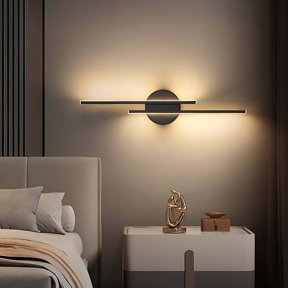 Minimalistisk Vägglampa i Modern Design för Sovrum och Vardagsrum