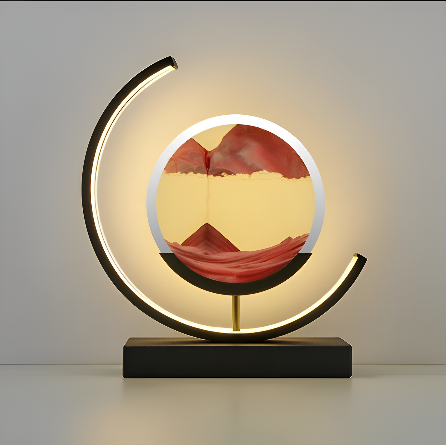 Sand Glow – sandlampa med app och fjärrkontroll – dimbar med 3 ljusfärger