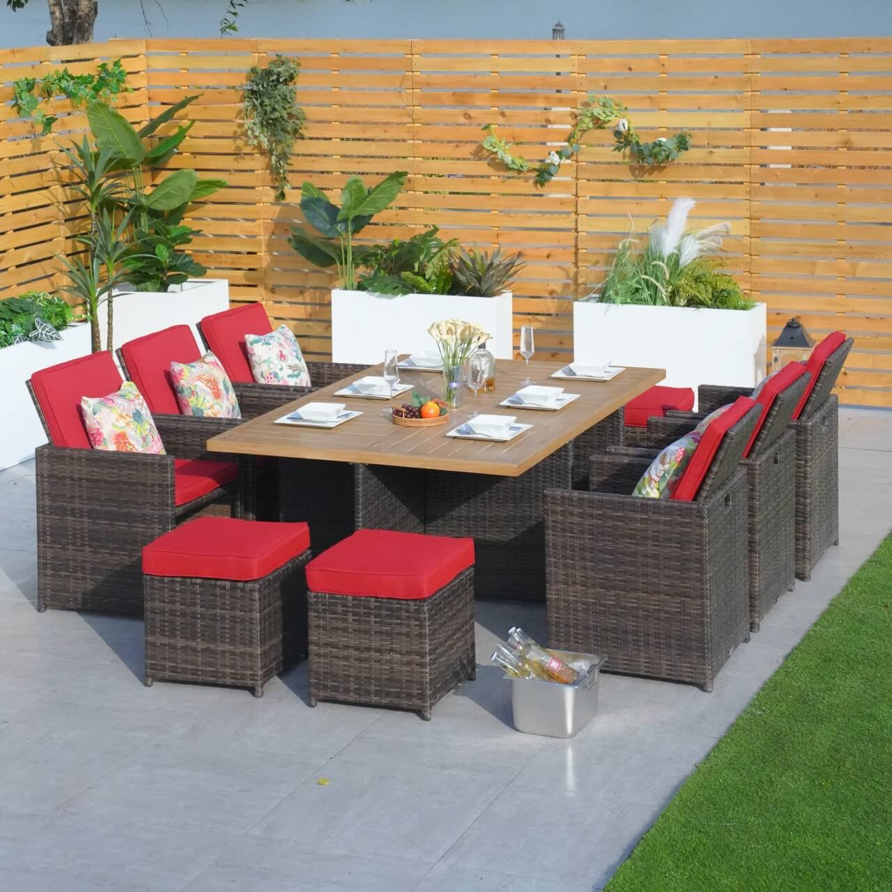 Direct Wicker Cushion Covers for Whole Set of PAD-3234