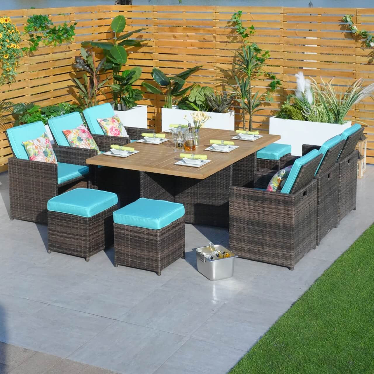 Direct Wicker Cushion Covers for Whole Set of PAD-3234