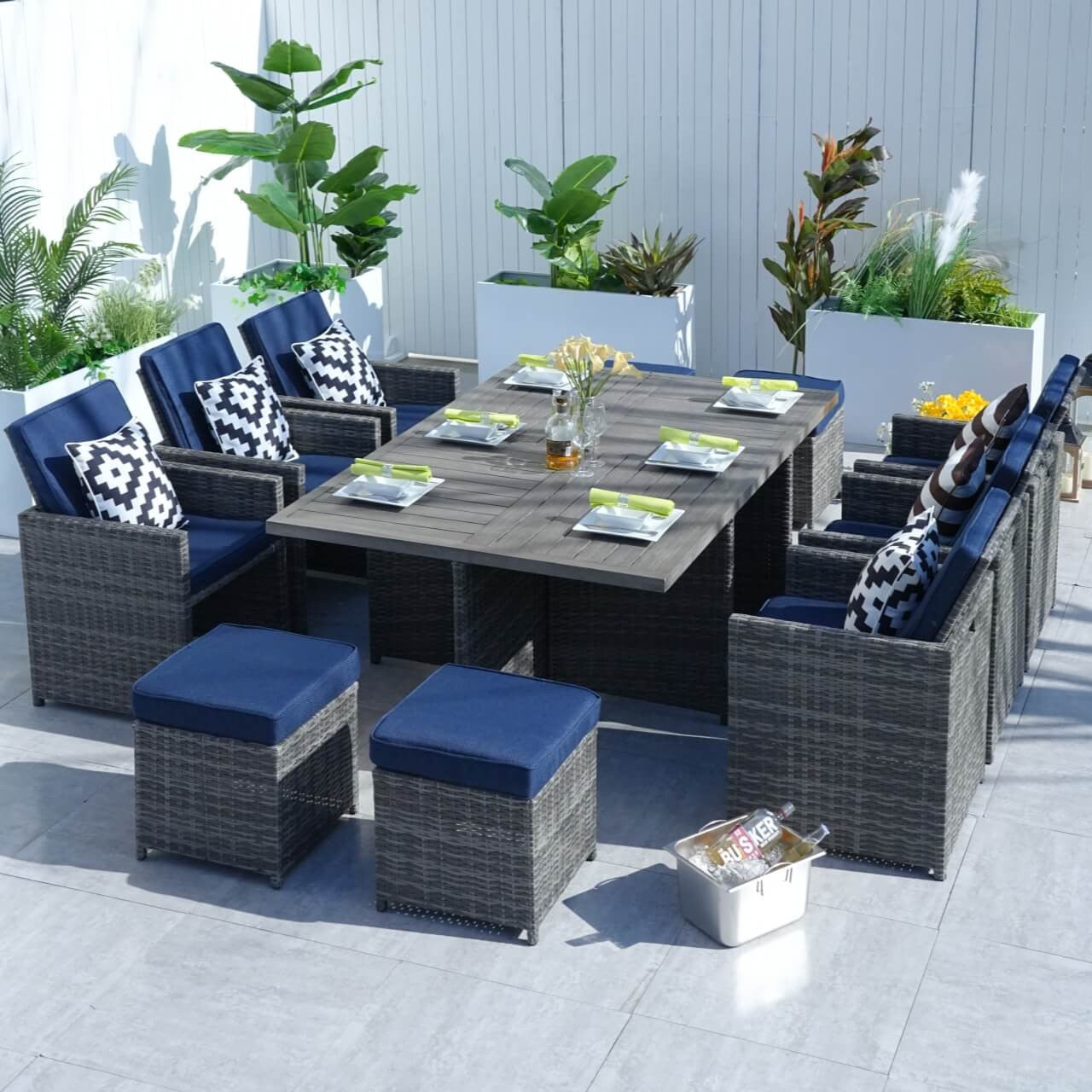 Direct Wicker Cushion Covers for Whole Set of PAD-3234