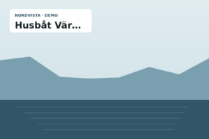 Nordvista demonstration image for Husbåt Värmdö. Replace via the Media Library.