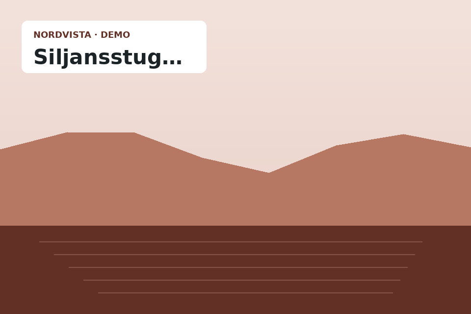 Siljansstuga med sjöutsikt