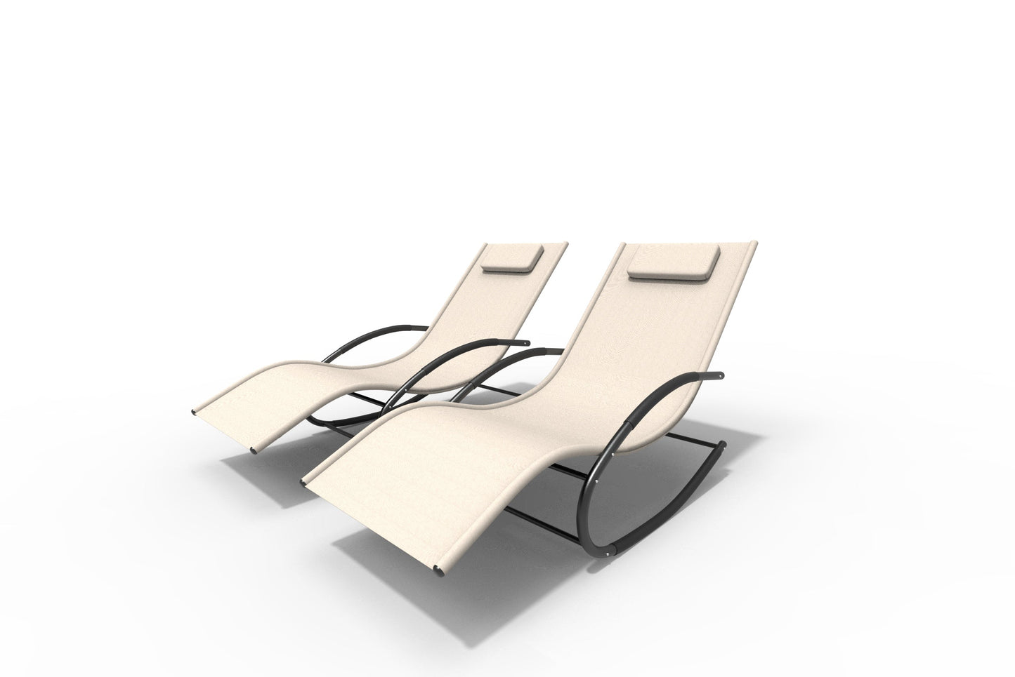Patio Rocking Chair (PAL-009) För Utomhusbruk Bekväm