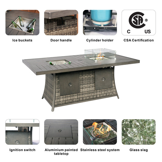 PAG-1106-CQT Series Universal Tennare För Spisbord