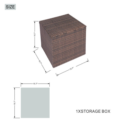 Direct Wicker Elegant Ute Soffgrupp Med Eldstad Bord