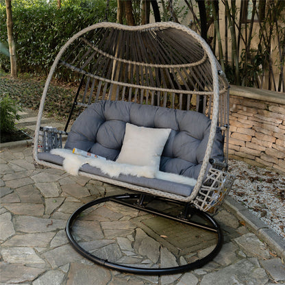 Direct Wicker High-end Bekväm Dubbel Hängande Korg