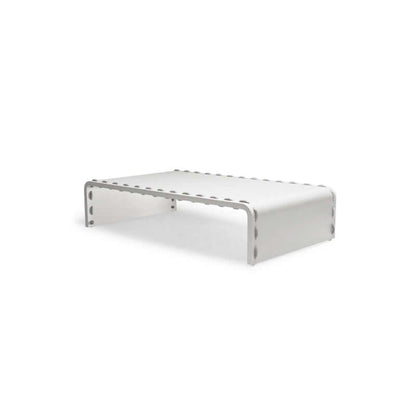 6 Delar Aluminium & Rep Utomhussoffset med Bord och Kuddar Grå