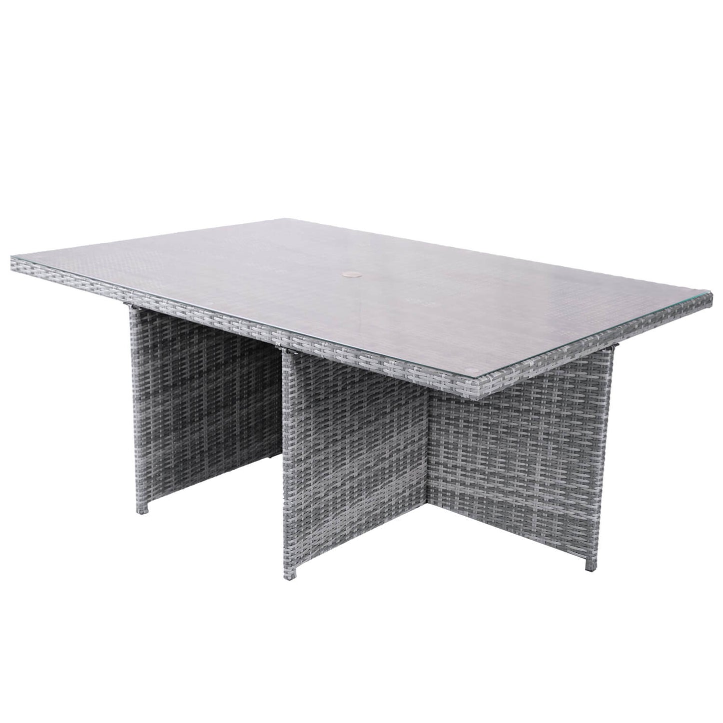 6-Sits Rektangulärt Utomhusmatbord (PAD-3234-Table)