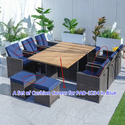 Direct Wicker Cushion Covers for Whole Set of PAD-3234