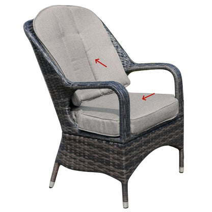 Direkt Wicker Säte- och Ryggdyna för PAC-009 Stol