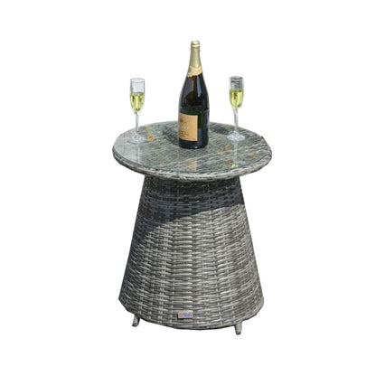 Direct Wicker 2-Person Round Bistro Table 21"Dx23"H (Model PAD-1708-Table)