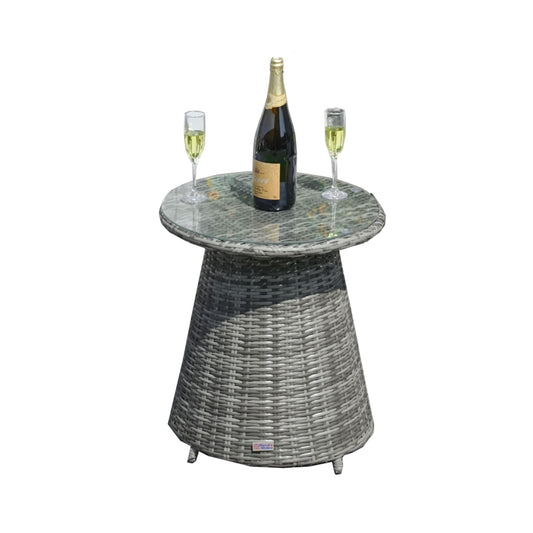 Direct Wicker 2-Person Round Bistro Table 21"Dx23"H (Model PAD-1708-Table)