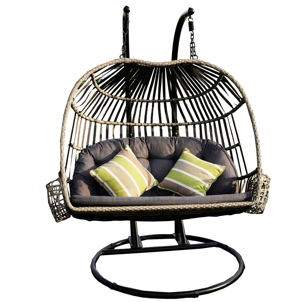 Direct Wicker High-end Bekväm Dubbel Hängande Korg