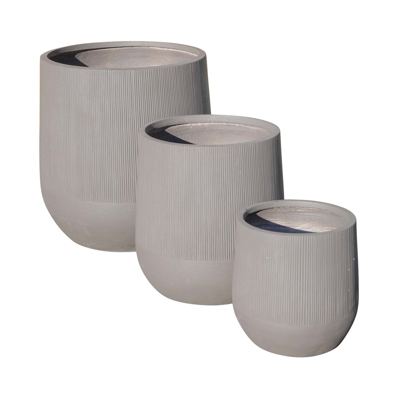 Oregelbunden Form Tre Kombinations Terrakotta Färg Blumentopf