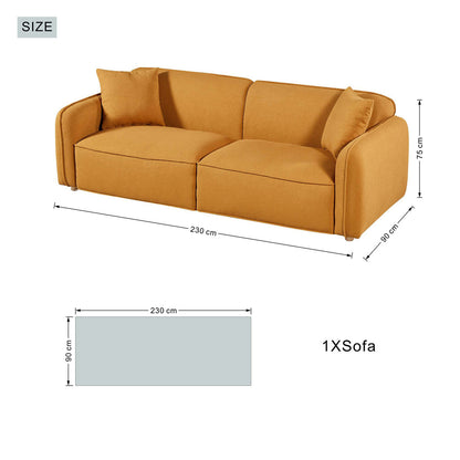 Högklassig Modeinredning Soffa Hög Återfjädrande Minnessvamp