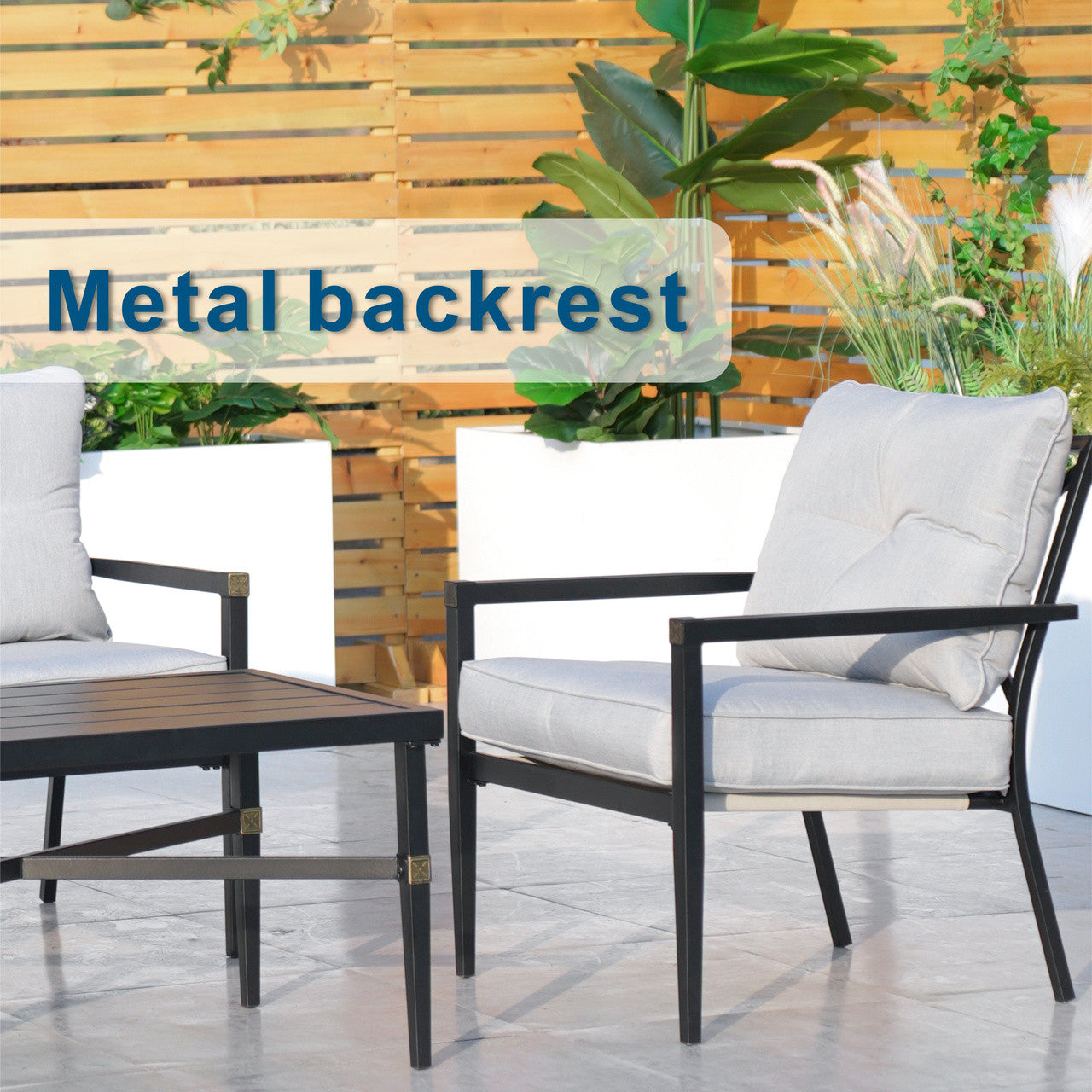 Direct Wicker Aluminum Exposed Tube Module Sofa -Simple, Comfortable, Practical