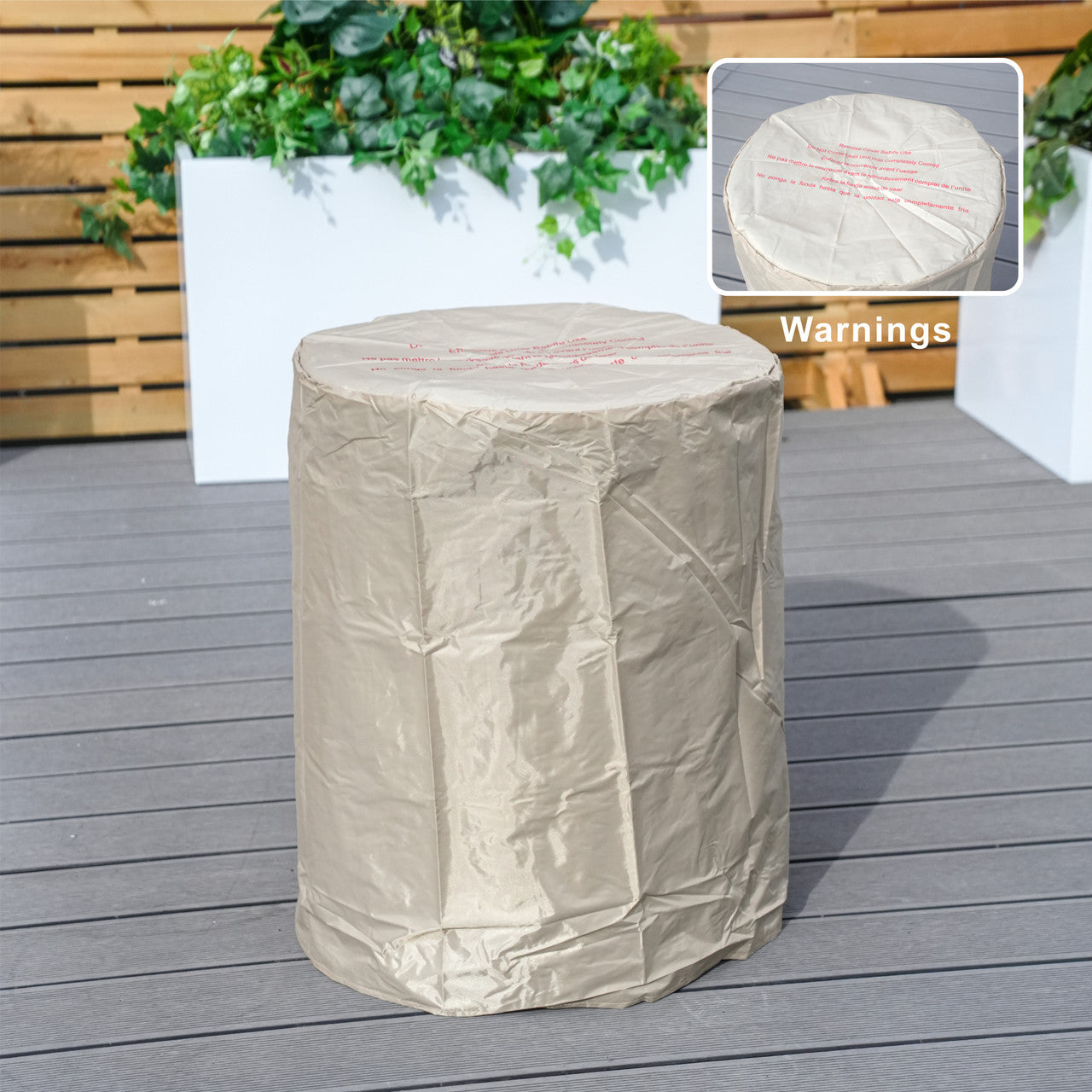 Direct Wicker Vertikal Träådringseffekt Värmare PAG-2351