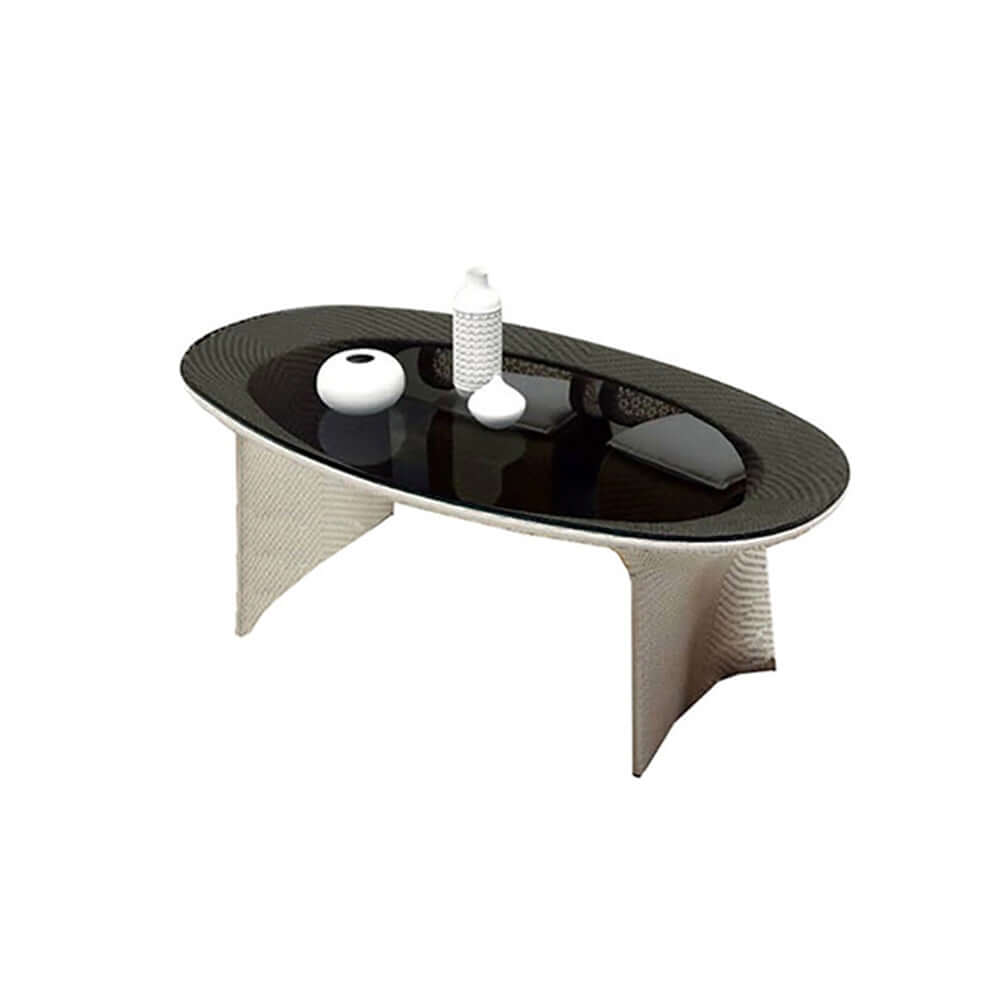 Hofer Utomhus Patio Matgrupp 5 Delar 63 Tum Oval Bord