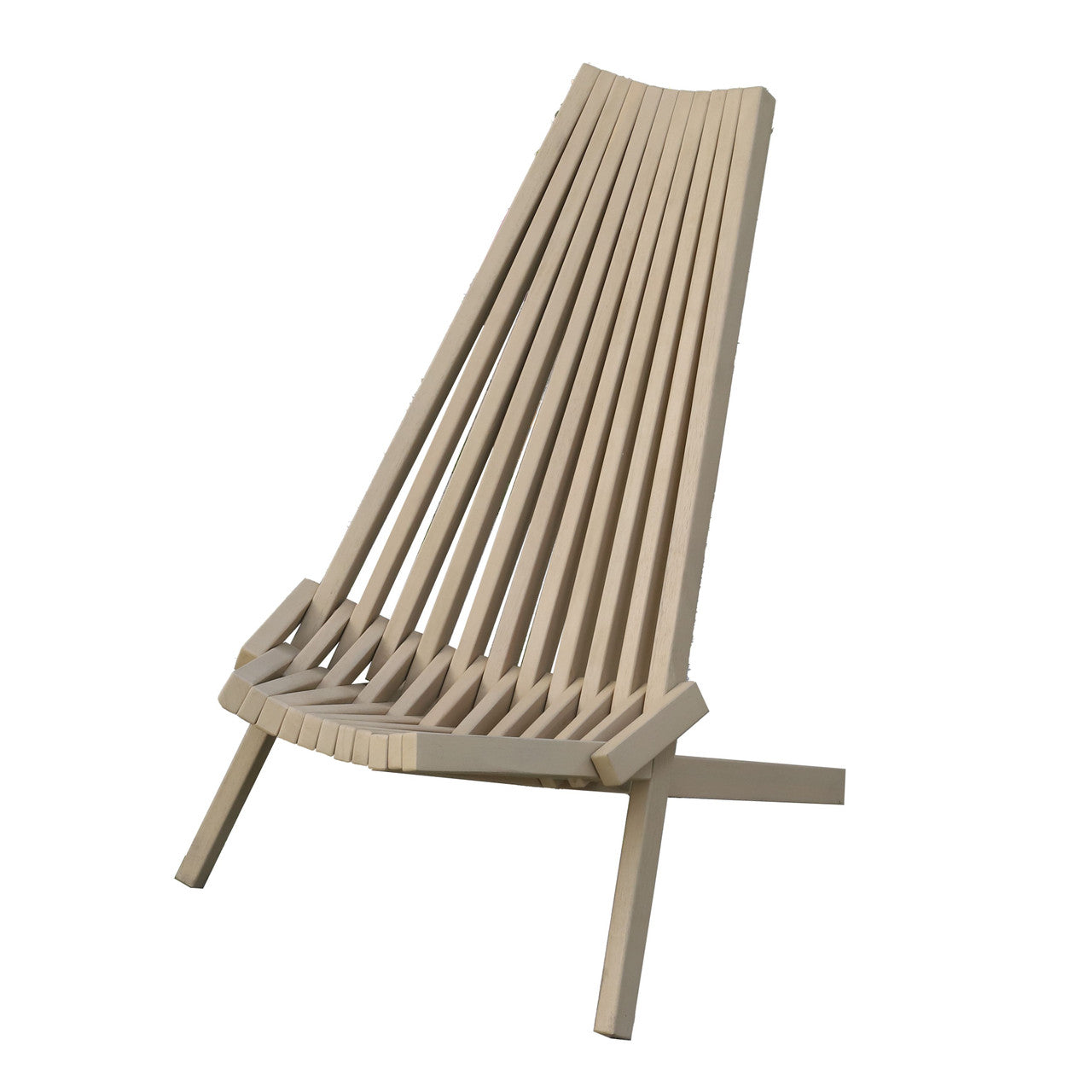 Direct Wicker Acacia folding chair Portable outdoor lounge chair