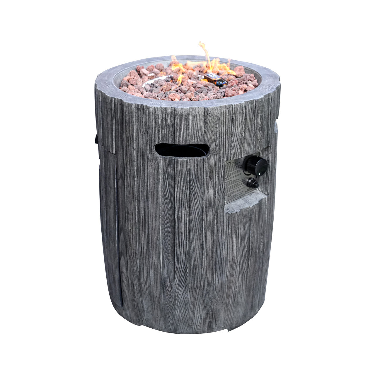 Direct Wicker Vertikal Träådringseffekt Värmare PAG-2351