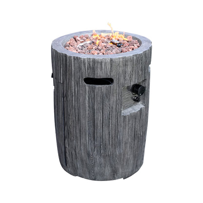 Direct Wicker Vertikal Träådringseffekt Värmare PAG-2351