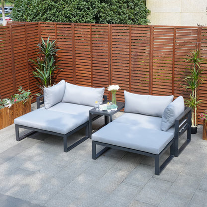 Direct Wicker aluminum Outdoor Modular Sofa Set PAS-50128
