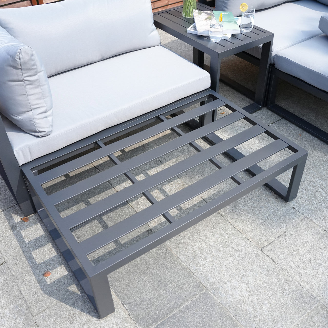 Direct Wicker aluminum Outdoor Modular Sofa Set PAS-50128