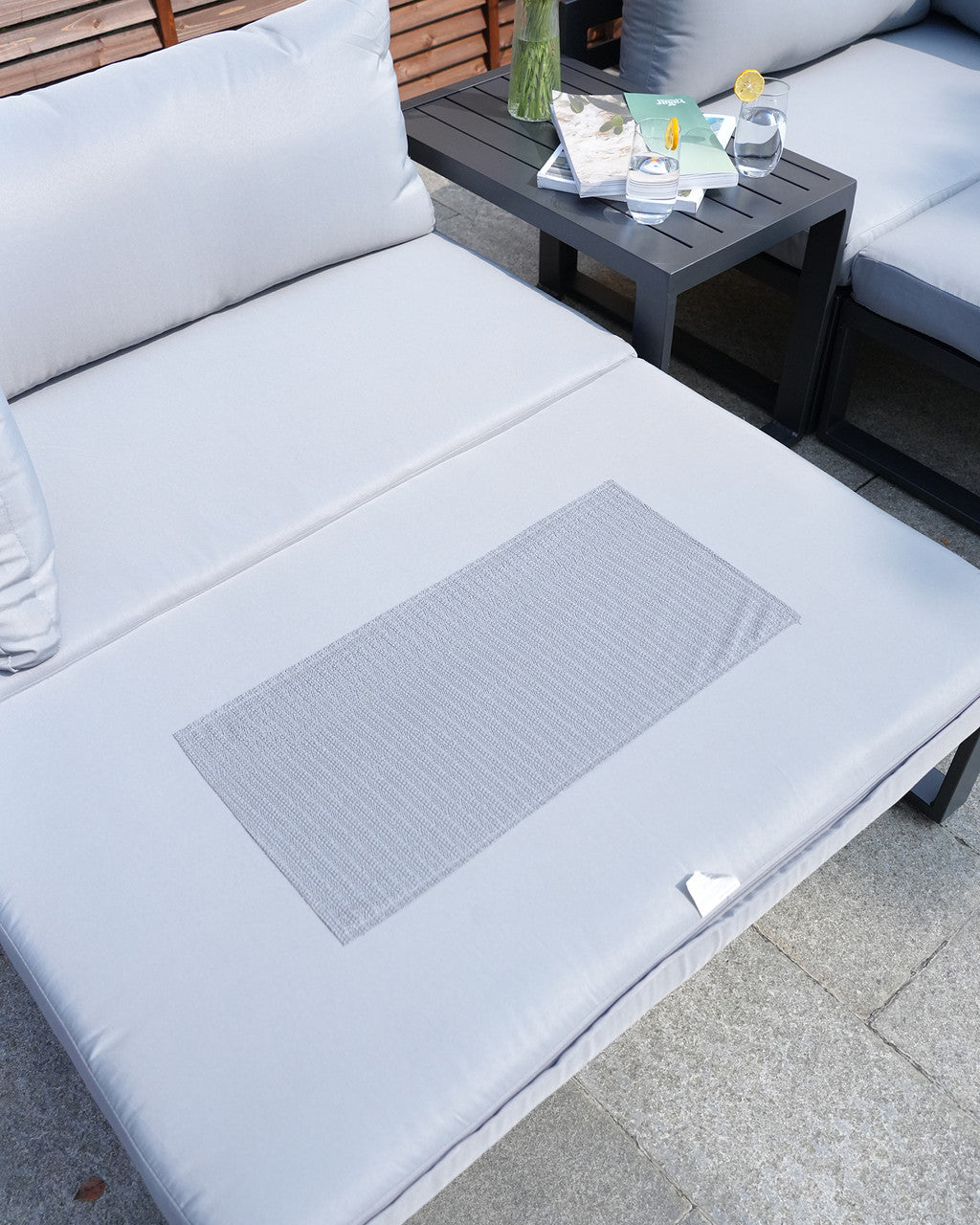 Direct Wicker aluminum Outdoor Modular Sofa Set PAS-50128