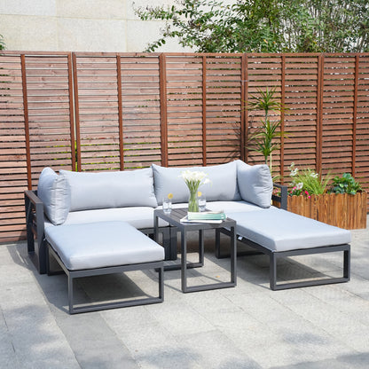 Direct Wicker aluminum Outdoor Modular Sofa Set PAS-50128
