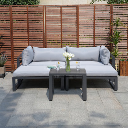 Direct Wicker aluminum Outdoor Modular Sofa Set PAS-50128