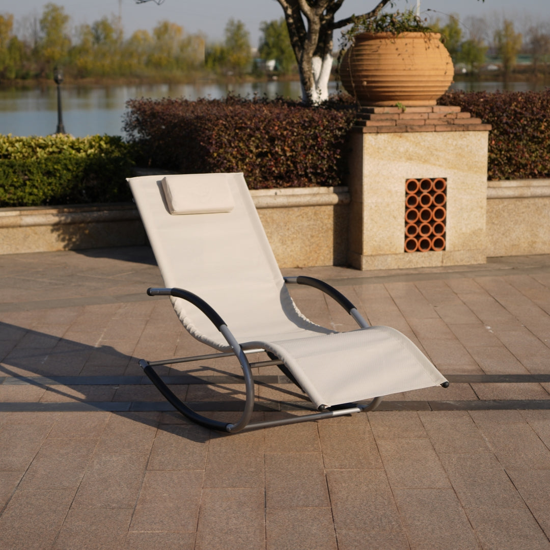 Patio Rocking Chair (PAL-009) För Utomhusbruk Bekväm
