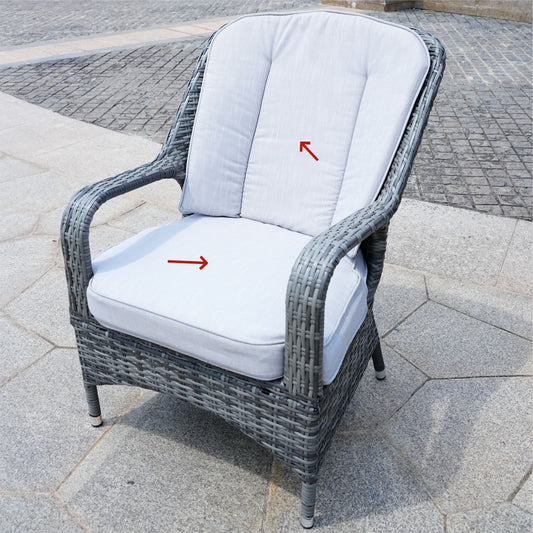 Direkt Wicker Säte- och Ryggdyna för PAC-009 Stol
