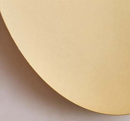 FullHalo Vägglampa - Rund svart/vit/guld vägglampa i metall - Modern vägglampdesign