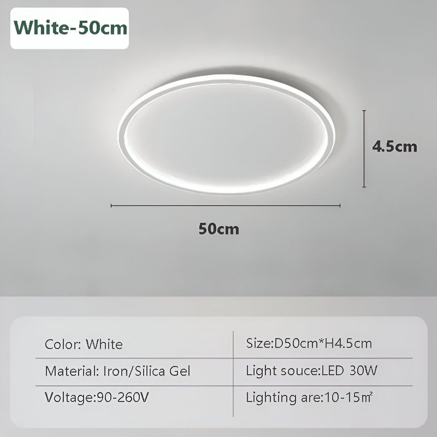 Radiant Orbit - Rund Dimbar LED-Taklampa