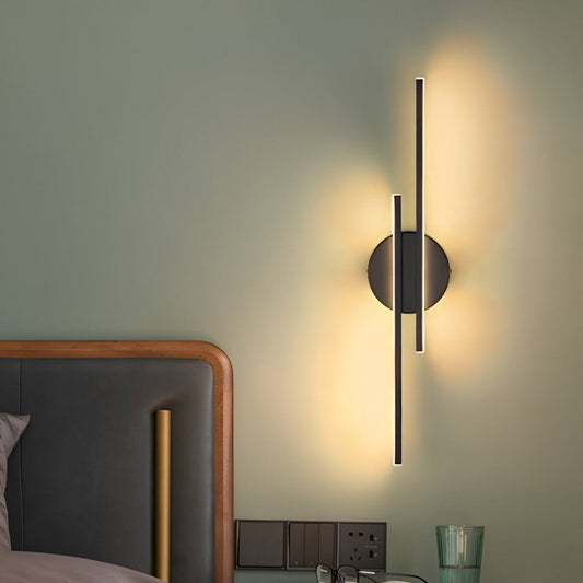 Minimalistisk Vägglampa i Modern Design för Sovrum och Vardagsrum