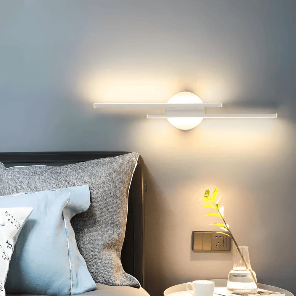 Minimalistisk Vägglampa i Modern Design för Sovrum och Vardagsrum