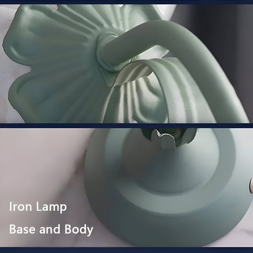 Bordslampa i Fransk Antik Stil – Dekorativ Lampa med Blomsterdesign för Sovrum & Vardagsrum