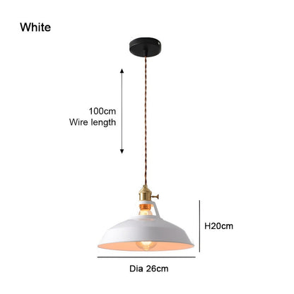 BarnFlare Taklampor - Färgglad Industriell LED Macaron Hängande Lampa