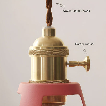 BarnFlare Taklampor - Färgglad Industriell LED Macaron Hängande Lampa