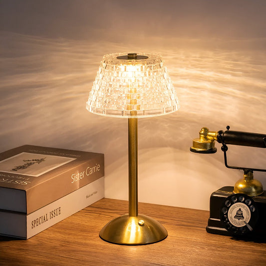 EleGlow - Vintage-Inspirerad Sladdlös Bordslampa