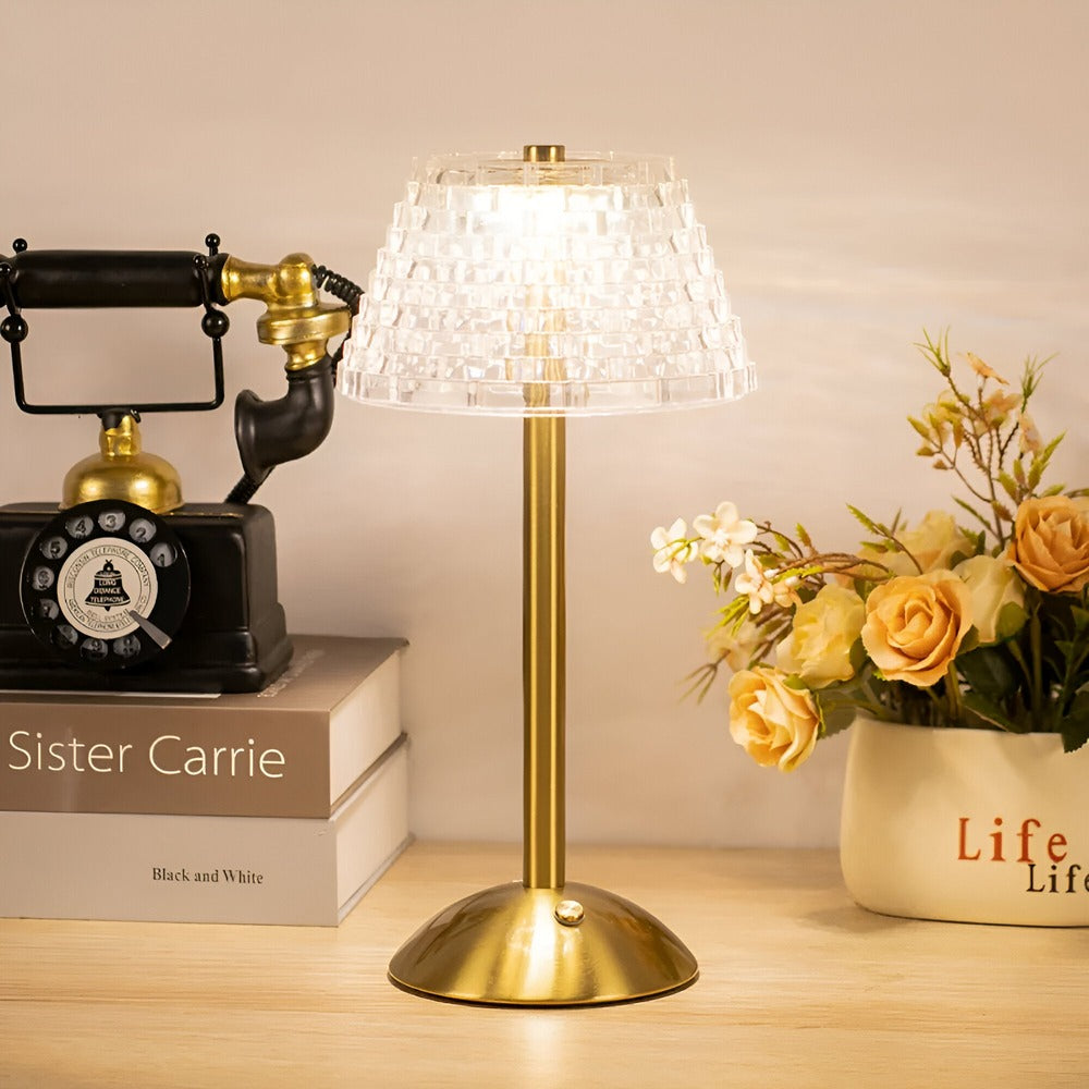 EleGlow - Vintage-Inspirerad Sladdlös Bordslampa
